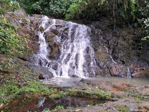 Waterfall at Macaw Lodge