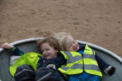 Bryony and Teagan at the park