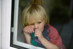 Taegan watching