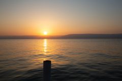 Sunrise over the Sea of Galilee