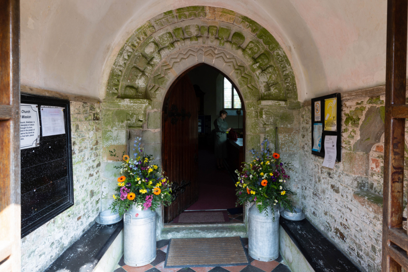 Church entrance