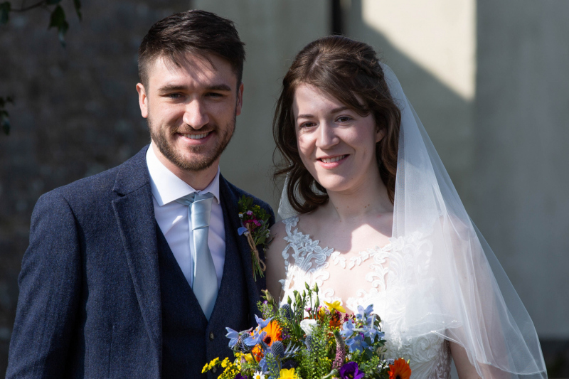 The happy couple