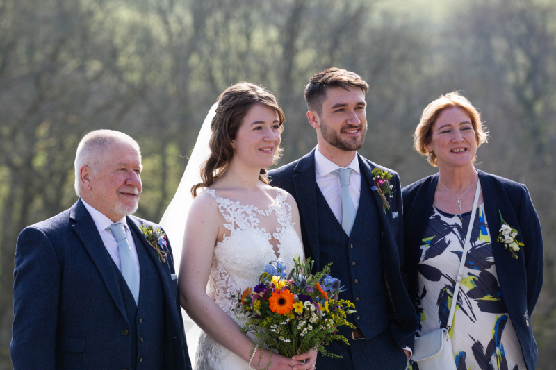 Jess and Ciaran, Sara and Peter