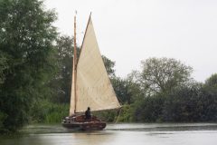Sail boat on the Ant