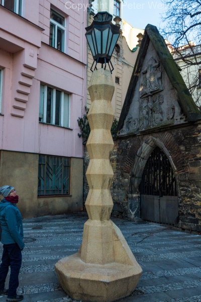 Cubist Lamp Post