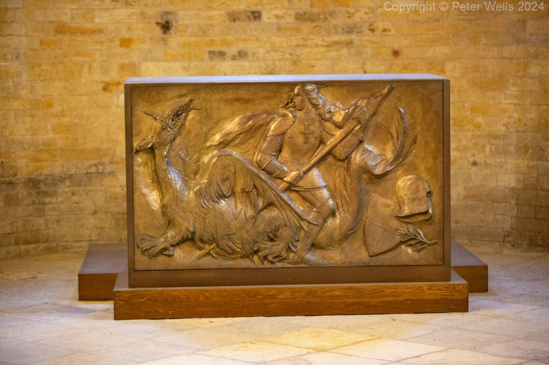 St Geoerge Bas Relief