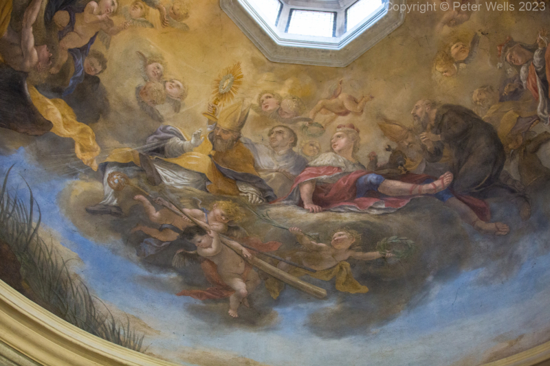 Ceiling painting in the Dome