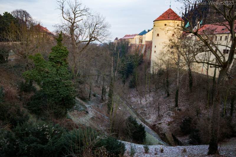 Part of the castle walls