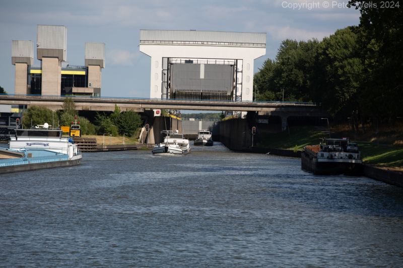 Ships exiting