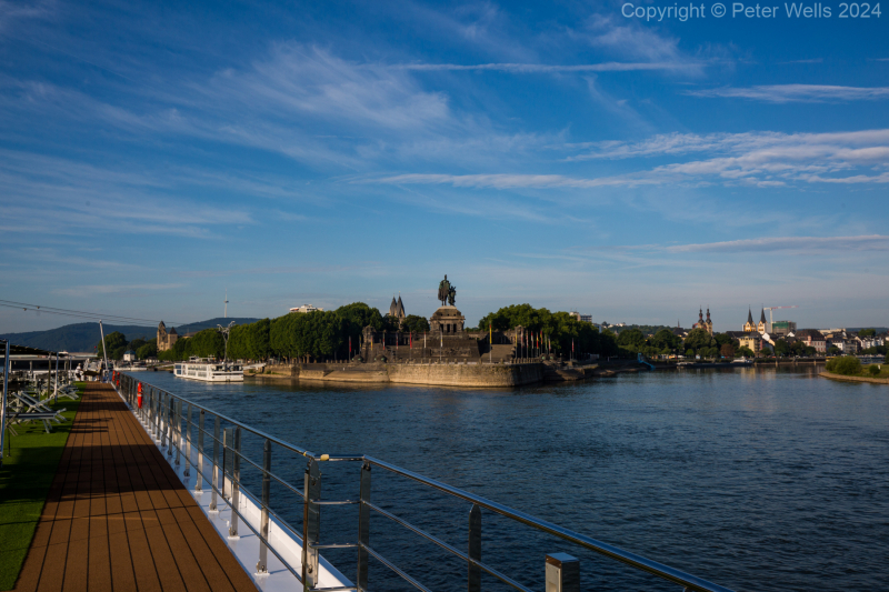 Arriving in Koblenz