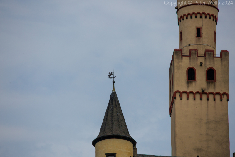 weathervane on Marksburgh Castle