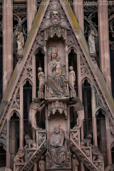 Detail above West Door