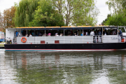A packed ferry for the festival